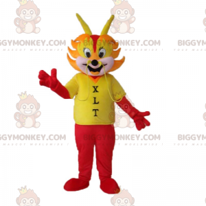 Blazing Face Dragon BIGGYMONKEY™ maskottiasu - Biggymonkey.com