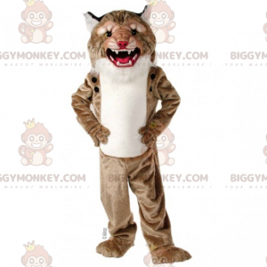 Costume da mascotte felino occhi piccoli BIGGYMONKEY™ -