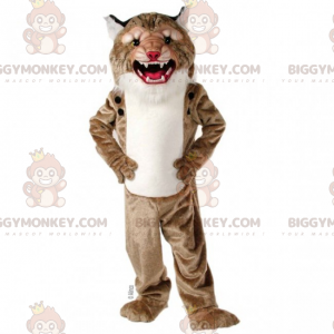 Costume de mascotte BIGGYMONKEY™ de félin aux petits yeux -