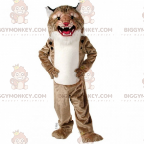 Costume da mascotte felino occhi piccoli BIGGYMONKEY™ -