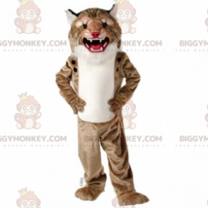 Costume de mascotte BIGGYMONKEY™ de félin aux petits yeux -