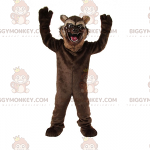 BIGGYMONKEY™ kattenmascottekostuum met open mond -