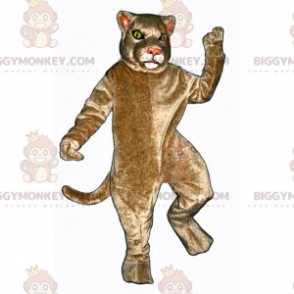 Béžový kostým kočky BIGGYMONKEY™ maskota – Biggymonkey.com