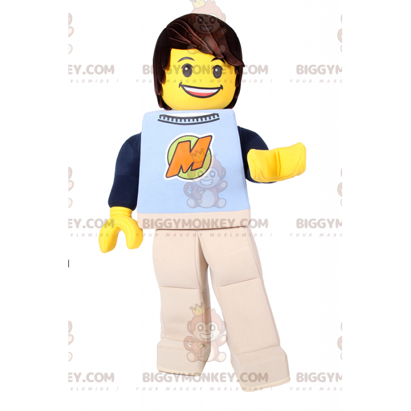 Costume della mascotte della minifigure di Lego BIGGYMONKEY™ -
