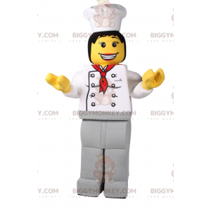 Traje de mascote Lego Minifigure BIGGYMONKEY™ - Chef –