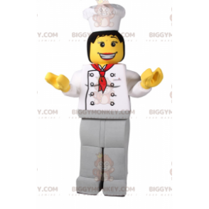 Costume da mascotte Lego Minifigure BIGGYMONKEY™ - Chef -