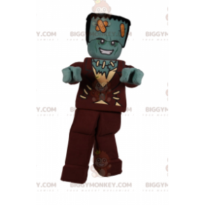 Costume da mascotte Lego Minifigure BIGGYMONKEY™ - Frankenstein