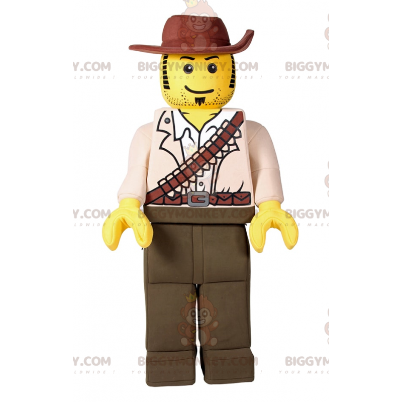 Costume da mascotte BIGGYMONKEY™ della minifigure lego -