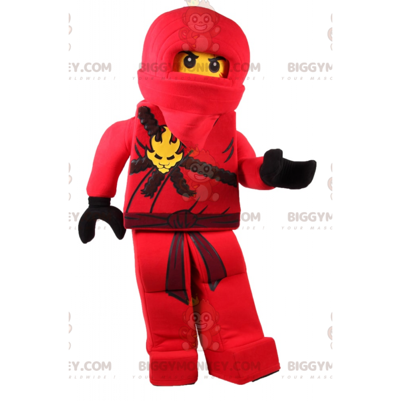 Costume de mascotte BIGGYMONKEY™ de figurine lego - Ninja -