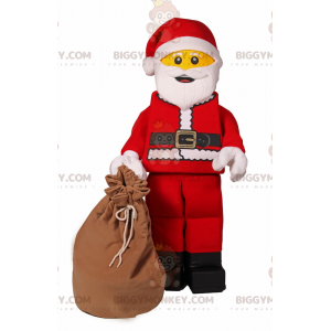 Kostým maskota Lego Minifigurka BIGGYMONKEY™ – Santa Claus –