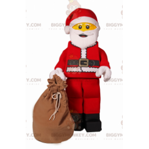 Costume da mascotte Lego Minifigure BIGGYMONKEY™ - Babbo Natale