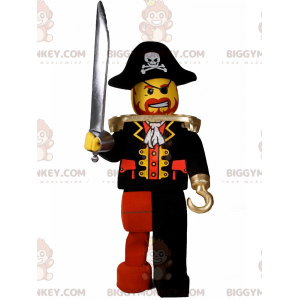 Lego Minifigure BIGGYMONKEY™ Maskotdräkt - Pirat - BiggyMonkey