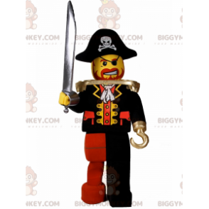 Traje de mascote Lego Minifigure BIGGYMONKEY™ - Pirata –