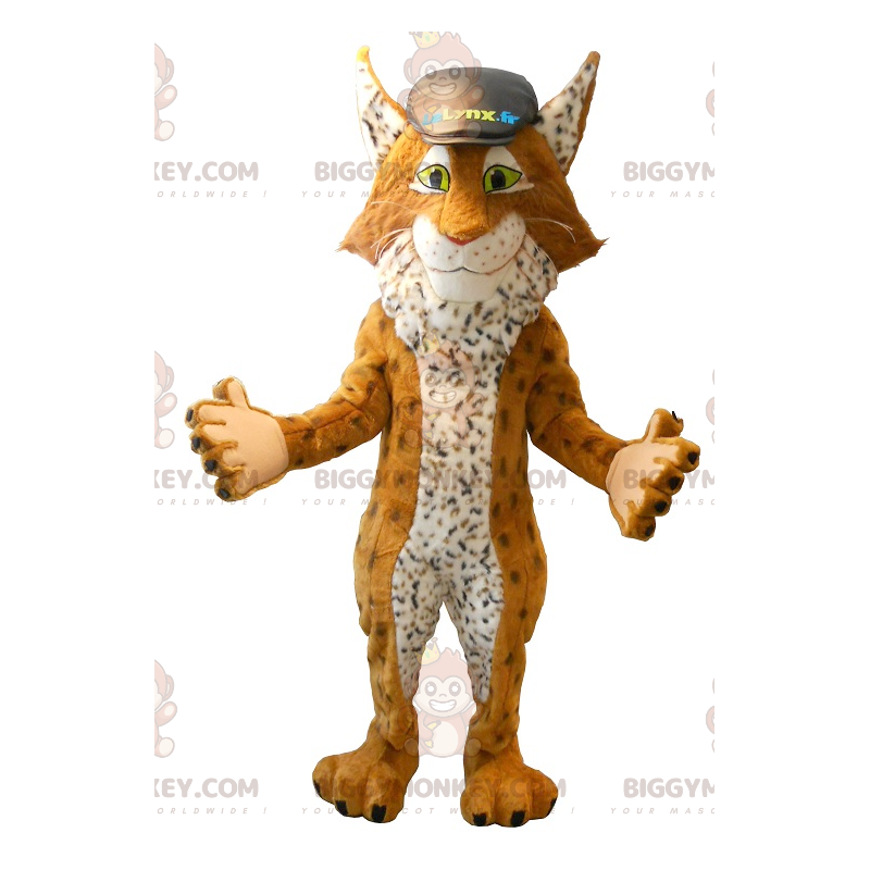 Costume de mascotte BIGGYMONKEY™ de lynx Costume de mascotte