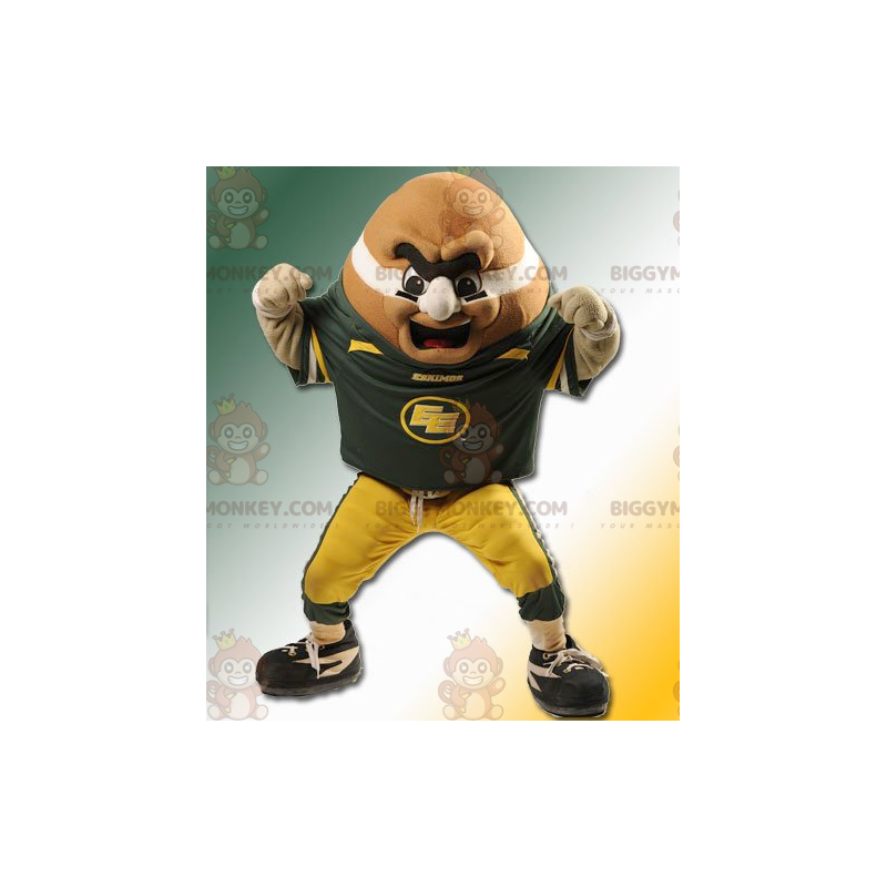 BIGGYMONKEY™ Costume da mascotte per pallone da rugby Big