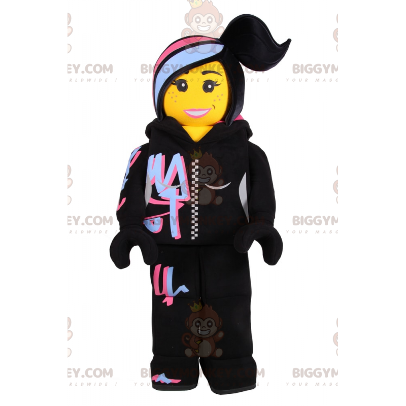 BIGGYMONKEY™ Maskottchenkostüm von Lego Minifigur –