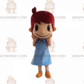 BIGGYMONKEY™ Mascot Costume Girl With Big Brown Eyes –
