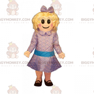Chica con vestido BIGGYMONKEY™ Disfraz de mascota -