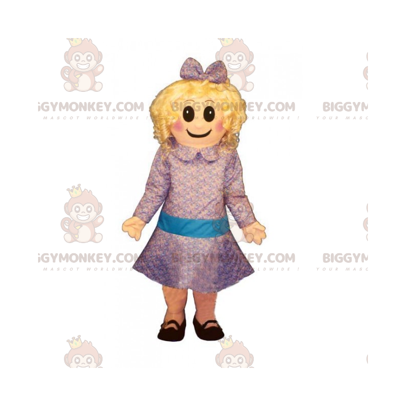 Chica con vestido BIGGYMONKEY™ Disfraz de mascota -