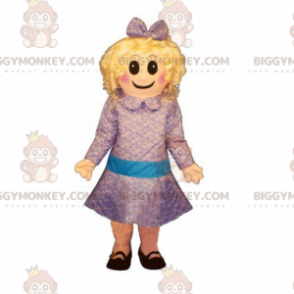 Costume de mascotte BIGGYMONKEY™ de fillette en robe -