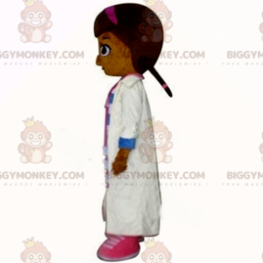 Disfraz de mascota de niña BIGGYMONKEY™ con atuendo de doctor -