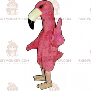 Costume de mascotte BIGGYMONKEY™ de flamand rose -