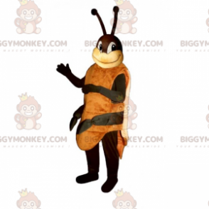 Costume de mascotte BIGGYMONKEY™ de fourmis souriante -
