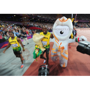 Alien BIGGYMONKEY™ mascottekostuum - Olympische Spelen van 2012