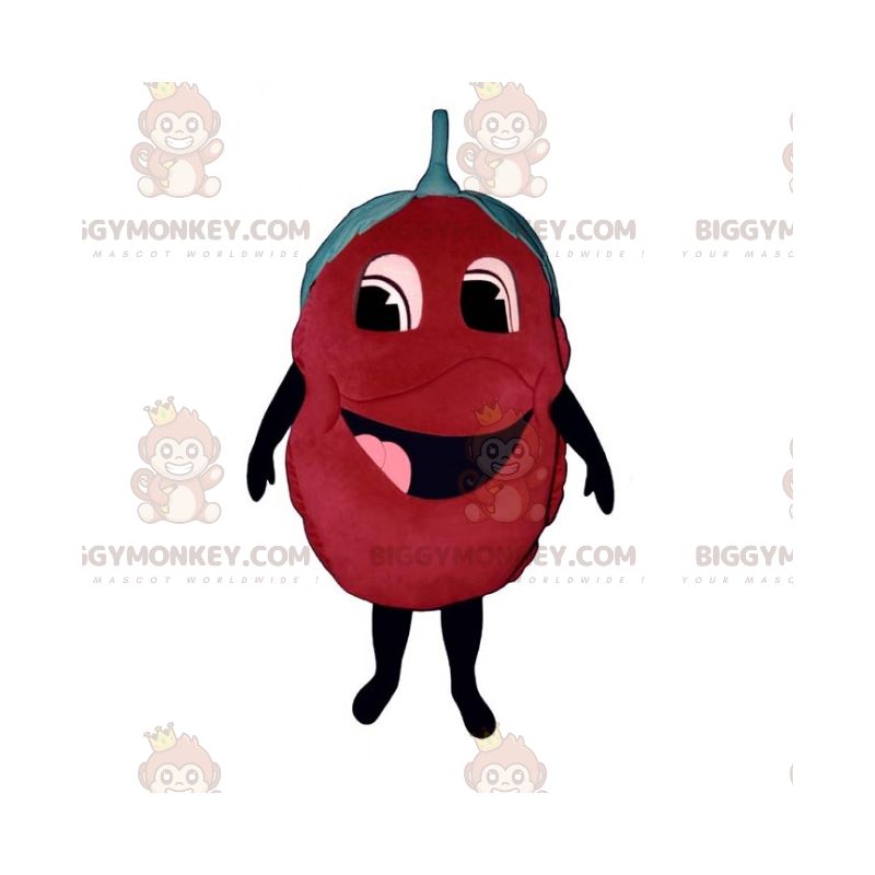 Smilende hindbær BIGGYMONKEY™ maskotkostume - Biggymonkey.com