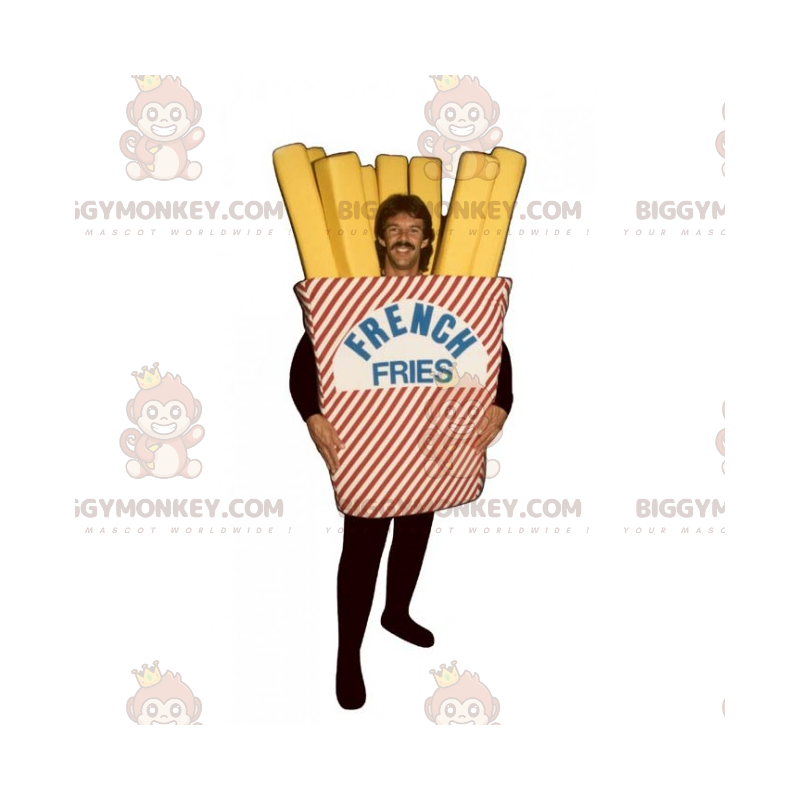 Costume de mascotte BIGGYMONKEY™ de frites - Biggymonkey.com