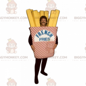 Costume de mascotte BIGGYMONKEY™ de frites - Biggymonkey.com