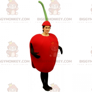 Fruit BIGGYMONKEY™ maskottiasu - punainen omena -