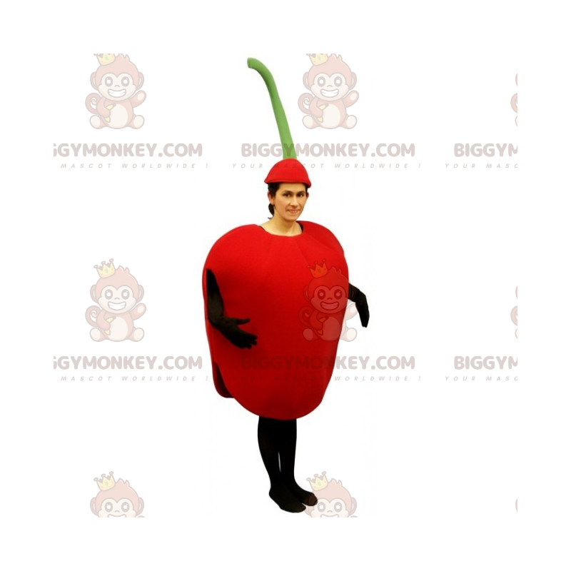 Traje de Mascote Fruit BIGGYMONKEY™ - Maçã Vermelha –