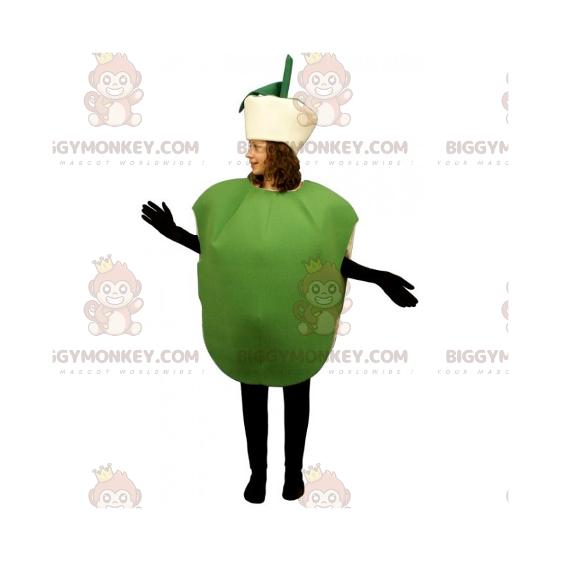 Disfraz de mascota Fruit BIGGYMONKEY™ - Manzana verde -