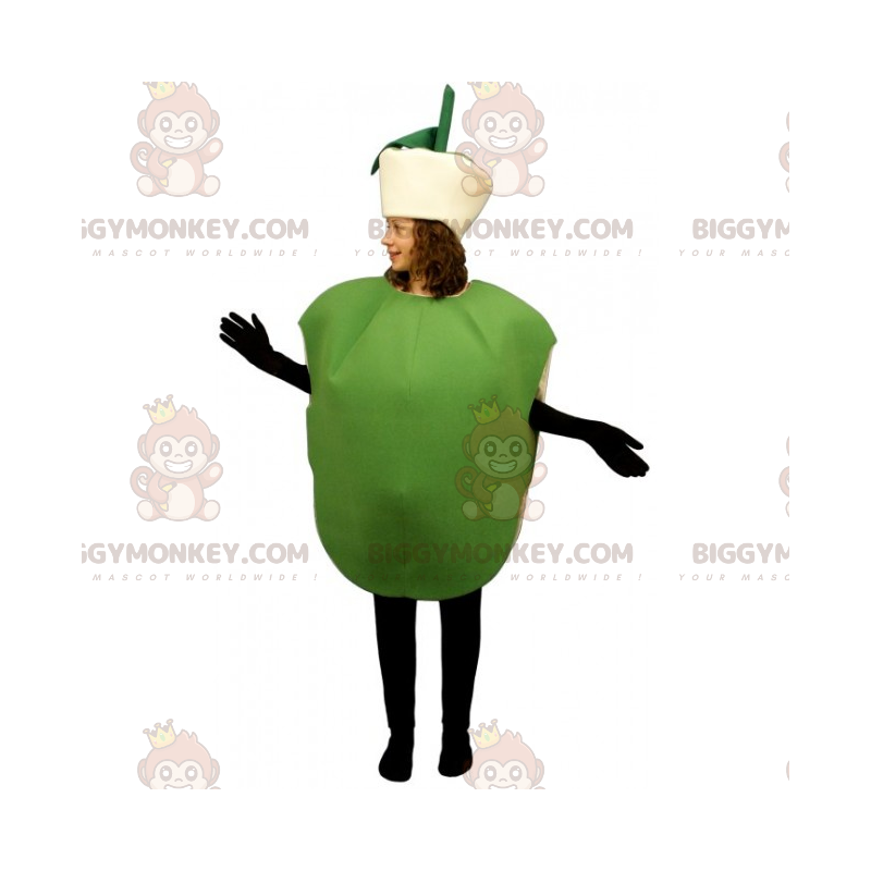 Fruit BIGGYMONKEY™ Maskottchen-Kostüm – Grüner Apfel -