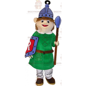 Disfraz de mascota BIGGYMONKEY™ de la Guardia Medieval -