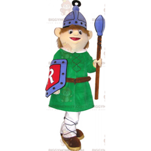 Costume da mascotte della guardia medievale BIGGYMONKEY™ -