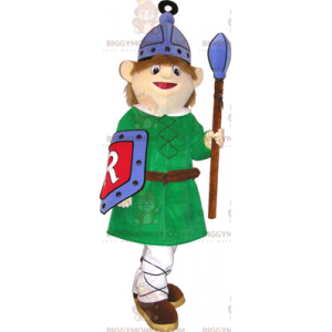 Costume de mascotte BIGGYMONKEY™ de garde médiéval -