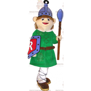 Costume de mascotte BIGGYMONKEY™ de garde médiéval -