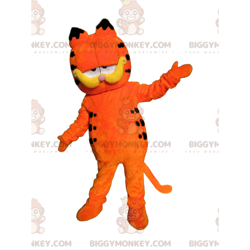 Mascot Garfield, o famoso gato laranja dos desenhos animados