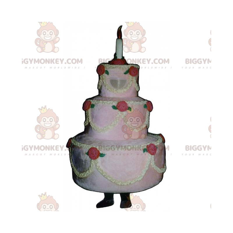 Costume da mascotte per torta nuziale BIGGYMONKEY™ -