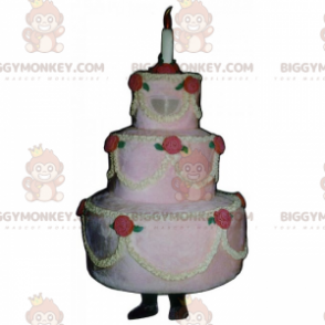 Bröllopstårta BIGGYMONKEY™ maskotdräkt - BiggyMonkey maskot