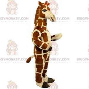 Costume de mascotte BIGGYMONKEY™ de girafe aux taches carrées -