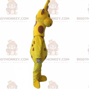 BIGGYMONKEY™ Geflecktes Giraffen-Maskottchen-Kostüm -