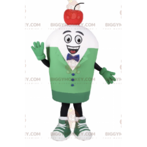 Gelato Sundae con costume mascotte Cherry BIGGYMONKEY™ -