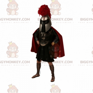 Traje de mascote Gladiator BIGGYMONKEY™ com capa –