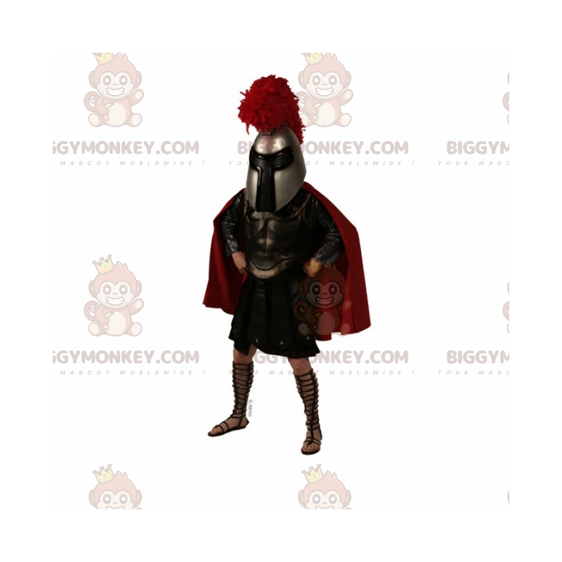 Gladiator BIGGYMONKEY™ maskotkostume med kappe - Biggymonkey.com