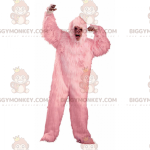 Costume de mascotte BIGGYMONKEY™ de gorille rose -
