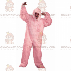 Fantasia de mascote de gorila rosa BIGGYMONKEY™ –