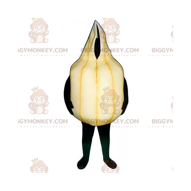 Costume de mascotte BIGGYMONKEY™ de gousse d'ail -